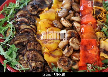 Grigliata di verdure mediterranee Foto Stock