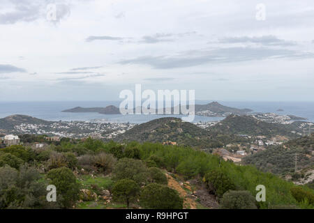 Yalikavak è una città della penisola di Bodrum, del sud della regione del Mar Egeo, Turchia. Foto Stock