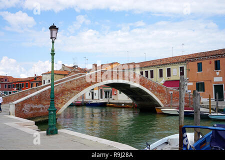 Luogo di villeggiatura all'Isola di Murano, Venezia, Italia. Foto Stock
