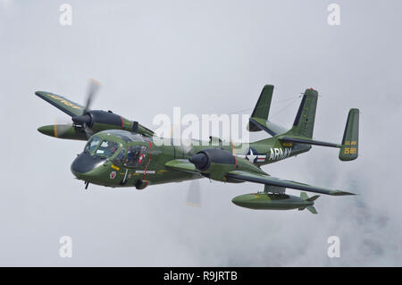 Vietnam Era Grumman OV-10-D Mohawk US Army aeroplano Foto Stock