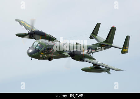 Vietnam Era Grumman OV-10-D Mohawk US Army aeroplano Foto Stock