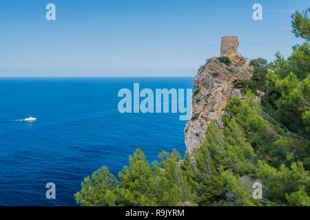 Mallorca Landschaft Kuestenstrasse Norden, Maiorca paesaggio nord autostrada costiera Foto Stock