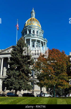 La Colorado State Capitol a Denver in Colorado. Foto Stock