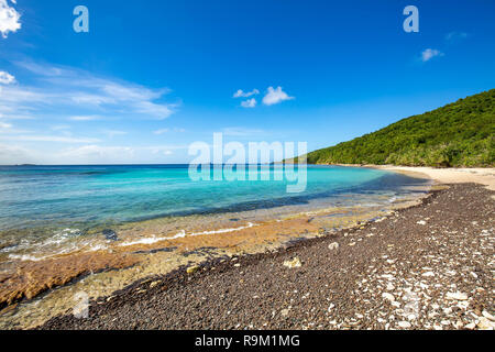 Flamenco Beach seaside shore Culebra Puerto Rico in viaggio Foto Stock