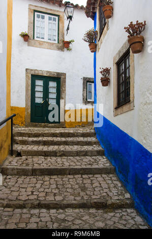 Obidos città in Portogallo Foto Stock