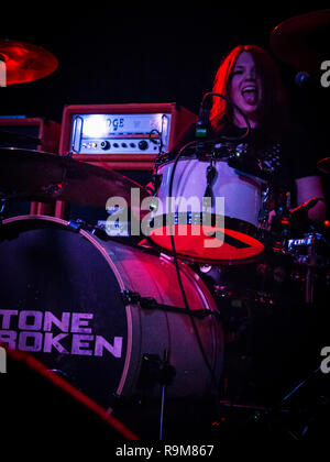 Rottura di pietra live a Manchester Academy Foto Stock