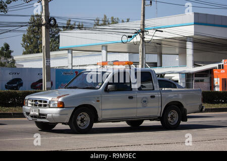 Licciana Nardi, Italia - 21 dicembre 2018: Raccoglitore privato auto Ford Ranger. Sulla strada No.1001, a 8 km dalla città di Chiangmai. Foto Stock