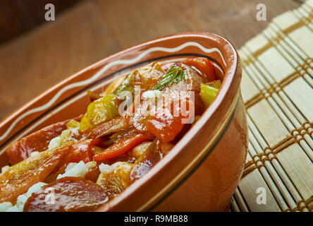 Un autentico stile New Orleans Gumbo è reale Cajun Foto Stock