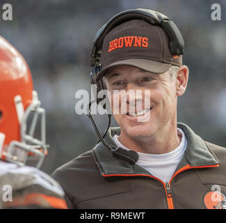 Oakland, la California, Stati Uniti d'America. 2° dic 2012. Browns head coach Pat Shurmur domenica a O.co Coliseum di Oakland, CA. Il Browns sconfitto i raider 20-17. Credito: Al di Golub/ZUMA filo/Alamy Live News Foto Stock