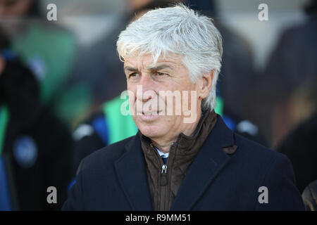 Foto di Mauro Locatelli/LaPresse 26 Dicembre 2018 Bergamo, Italia sport calcio Atalanta vs Jueventus - Campionato di calcio di Serie A TIM 2018/2019 - Stadio Atleti Azzurri d'Italia. Nella foto:Gasperini Foto Mauro Locatelli/LaPresse 26 dicembre 2018 Bergamo, Italia sport soccer Atalanta vs Juventus - Italian Football Championship League A TIM 2018/2019 - Atleti Azzurri d'Italia Stadium. Nel pic: Gasperini Foto Stock