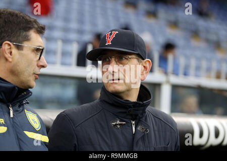 Foto LaPresse - Tano Pecoraro 26 12 2018 - Genova (Italia) Sport Calcio Sampdoria vs Chievo Campionato di calcio di Serie A TIM 2018/2019 - Stadio "Luigi Ferraris" nella foto: campedelli foto LaPresse - Tano Pecoraro 26 dicembre 2018 Città - Genova (Italia) Sport Soccer Sampdoria vs Chievo Calcio Italiano Championship League A TIM 2018/2019 - "Luigi Ferraris" Stadium nel pic: campedelli Foto Stock