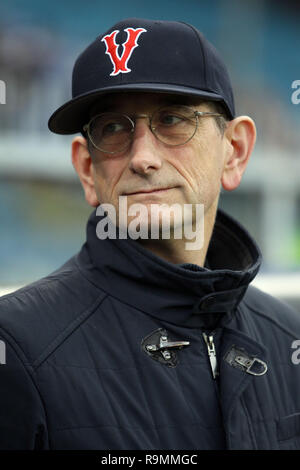 Foto LaPresse - Tano Pecoraro 26 12 2018 - Genova (Italia) Sport Calcio Sampdoria vs Chievo Campionato di calcio di Serie A TIM 2018/2019 - Stadio "Luigi Ferraris" nella foto: campedelli foto LaPresse - Tano Pecoraro 26 dicembre 2018 Città - Genova (Italia) Sport Soccer Sampdoria vs Chievo Calcio Italiano Championship League A TIM 2018/2019 - "Luigi Ferraris" Stadium nel pic: campedelli Foto Stock