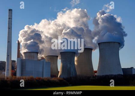 Neurath, Deutschland. 24 dicembre, 2018. Il Neurath power plant di RWE. Neurath, 24.12.2018 | Utilizzo di credito in tutto il mondo: dpa/Alamy Live News Foto Stock