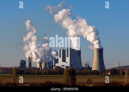 Neurath, Deutschland. 24 dicembre, 2018. Il Neurath power plant di RWE. Neurath, 24.12.2018 | Utilizzo di credito in tutto il mondo: dpa/Alamy Live News Foto Stock