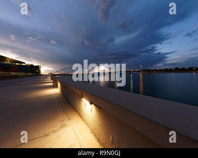 Tempe Town Lake al crepuscolo Foto Stock