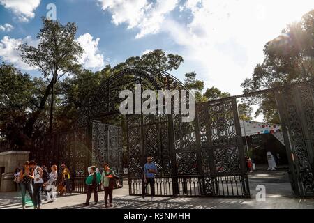 Chapultepec forest griglie e la riforma degli edifici. Parco Urbano nella città del Messico. (Foto: Luis Gutierrez / NortePhoto.com) Chapultepec Foto Stock