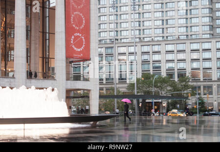 Il Lincoln Center di New York City. Sfondo di viaggio. New York Foto Stock