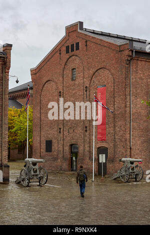 Forsvars museet, Forsvarsmuseet, norvegese delle Forze Armate Museum, Dfds, Seaways, Oslo, Norvegia Foto Stock