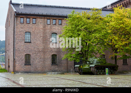 Forsvars museet, Forsvarsmuseet, norvegese delle Forze Armate Museum, Dfds, Seaways, Oslo, Norvegia Foto Stock