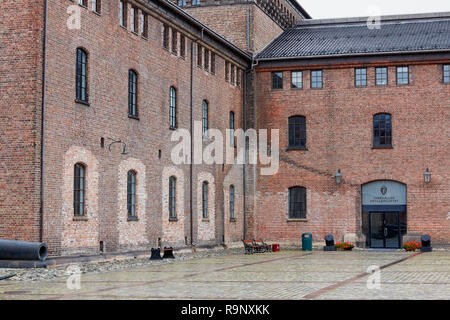 Forsvars museet, Forsvarsmuseet, norvegese delle Forze Armate Museum, Dfds, Seaways, Oslo, Norvegia Foto Stock