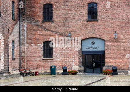 Forsvars museet, Forsvarsmuseet, norvegese delle Forze Armate Museum, Dfds, Seaways, Oslo, Norvegia Foto Stock