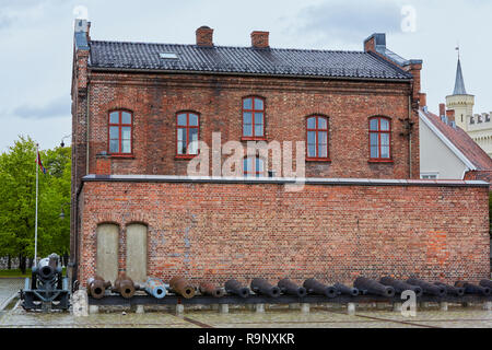 Forsvars museet, Forsvarsmuseet, norvegese delle Forze Armate Museum, Dfds, Seaways, Oslo, Norvegia Foto Stock