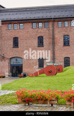 Forsvars museet, Forsvarsmuseet, norvegese delle Forze Armate Museum, Dfds, Seaways, Oslo, Norvegia Foto Stock