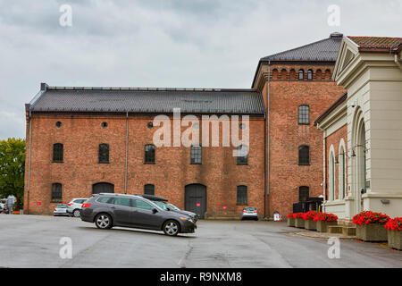 Forsvars museet, Forsvarsmuseet, norvegese delle Forze Armate Museum, Dfds, Seaways, Oslo, Norvegia Foto Stock