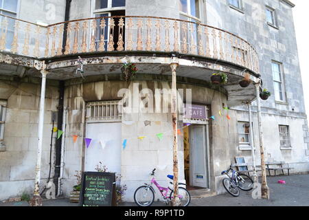 Beckenham Place Park Mansion, costruito da John Cator nel 1762 in stile palladiano. Una bella casa, cercando squallido, essendo restaurata nel sud est di Londra Foto Stock