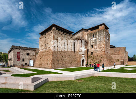 Castel Sismondo (Rocca Malatestiana), castello del XV secolo a Rimini, Emilia Romagna, Italia Foto Stock