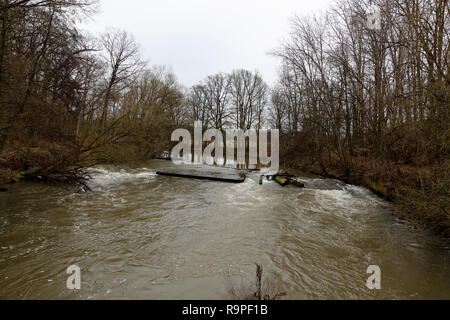 Il Faberwald Park nel sud di Norimberga. La Baviera, Germania. Foto Stock