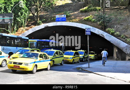 Sa Freire Alvim tunnel, Copacabana, Rio de Janeiro, Brasile Foto Stock