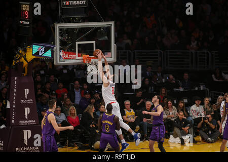 Los Angeles, CA, Stati Uniti d'America. 28 dicembre, 2018. LA Clippers avanti Danilo Gallinari #8 durante il Los Angeles Clippers vs Los Angeles Lakers a Staples Center il 28 dicembre 2018. (Foto di Jevone Moore) Credito: csm/Alamy Live News Foto Stock