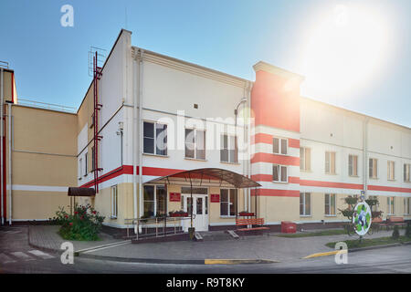 GRODNO, Bielorussia - Ottobre 2018: Grodno impianto per il riciclaggio dei rifiuti e cernita meccanica. Foto Stock