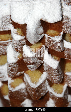 Il Panettone a fette Foto Stock