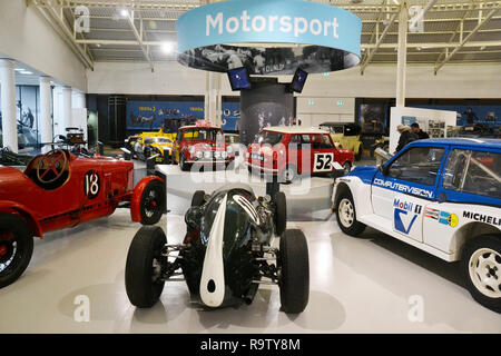 La British Motor Museum, Gaydon, Warwickshire, Regno Unito Foto Stock