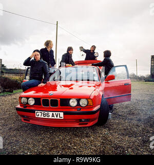 Cooper Temple clausola inglese una band alternative rock fotografato in lettura, Inghilterra, Regno Unito. Foto Stock