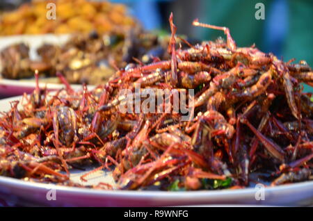 Cucina di strada di Pattaya, Thailandia Foto Stock