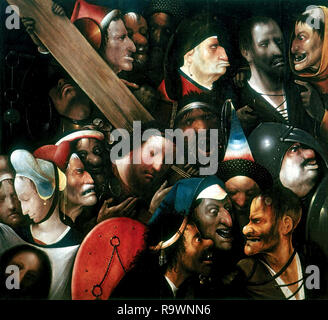 Hieronymus Bosch vintage artwork artista medievale Foto Stock