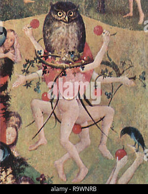 Hieronymus Bosch vintage artwork artista medievale Foto Stock