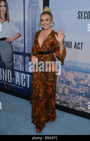 Tallia assiste il 'Secondo atto " Prima Mondiale al Regal Union Square Theatre, stadio 14 sul dicembre 12, 2018 in New York City. Foto Stock