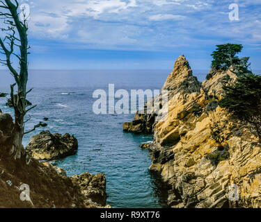 Il pinnacolo, Point Lobos State Reserve, Big Sur, Monterey County, California Foto Stock