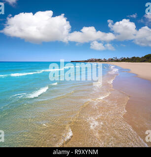 Romana spiaggia playa in Alcossebre anche Alcoceber in Castellon di Spagna Foto Stock