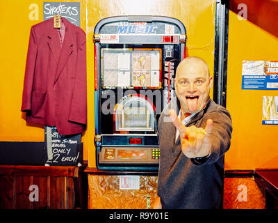 Al Murray, inglese comico, attore e scrittore. Foto Stock