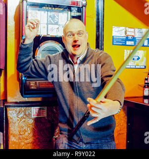 Al Murray, inglese comico, attore e scrittore. Foto Stock