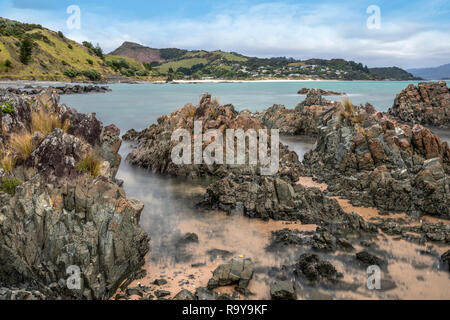 Kuaotunu, Penisola di Coromandel, Waikato, Isola del nord, Nuova Zelanda Foto Stock