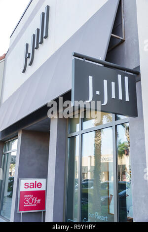 Fort ft. Lauderdale Florida, Pembroke Pines, Negozi al centro commerciale Pembroke Gardens, J. Abbigliamento donna Jill, ingresso anteriore, promozione 30% di sconto, FL181 Foto Stock