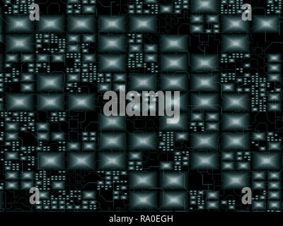 Abstract di nero dinamico e gradiente verde, contemporanea pubblicità superficie di sfondo Foto Stock