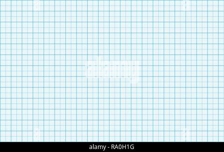 Carta linee griglia blu Illustrazione Vettoriale