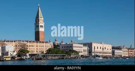 San Marco Campanile, Venezia, Italia. Foto Stock